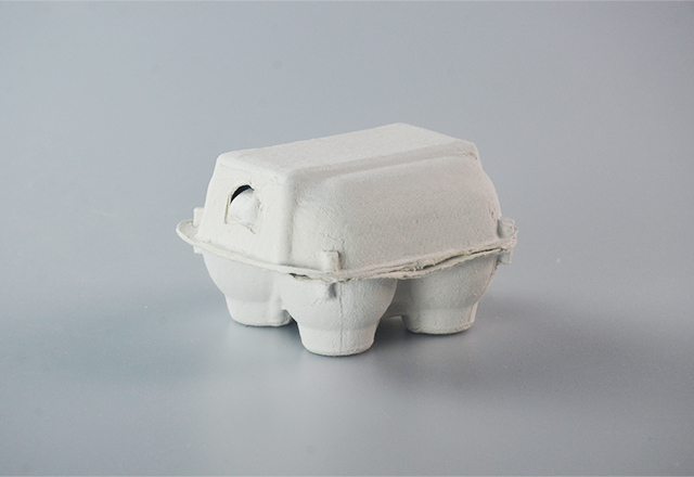 4 cells egg carton-White