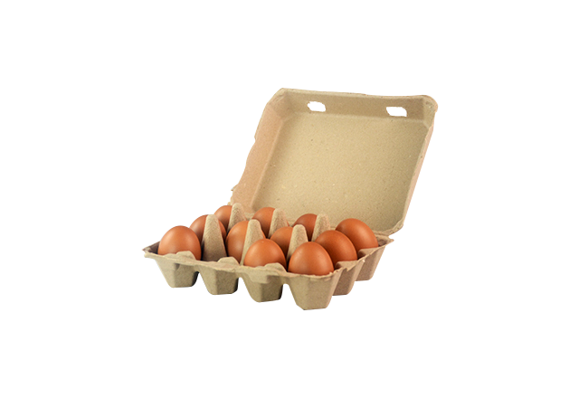 12（3*4）cells Natural Pulp Egg Cartons