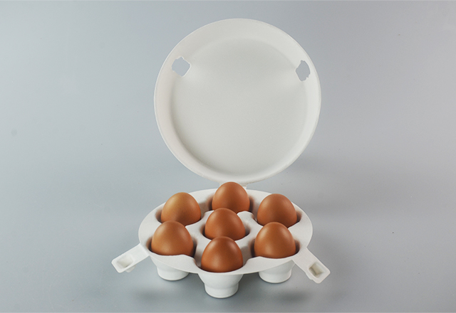 Custom round egg boxes